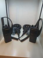 Motorola GP 340 portofoons, Ophalen, Zo goed als nieuw, Portofoon of Walkie-talkie, Met broekklem