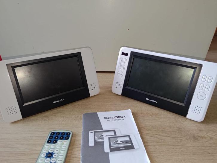 Portabel DVD player - Salora DVP7030 TWIN, Audio, Tv en Foto, Dvd-spelers, Gebruikt, Dvd-speler, Overige merken, Draagbaar, Ophalen of Verzenden