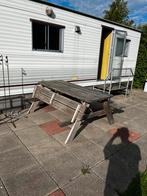 Picknicktafel, Tuin en Terras, Picknicktafels, Ophalen, Gebruikt, Inklapbaar, Rechthoekig