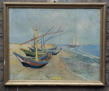 Vincent van Gogh, Barques de pêche aux Saintes Maries.Ca'30  beschikbaar voor biedingen