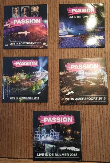 Dvd 5x The Passion 2012 + 2013 + 2014 +2016+2018 ( z.g.a.n.) beschikbaar voor biedingen