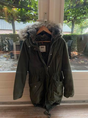 Tommy Hilfiger Dames Jas - Maat M - Legergroen beschikbaar voor biedingen