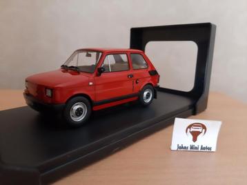 Fiat 126p 1985 rood van Whitebox 1:24 beschikbaar voor biedingen