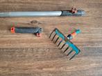 Gardena combisysteem handgreep, steel, hark, Ophalen of Verzenden, Gebruikt, Hark, Gardena