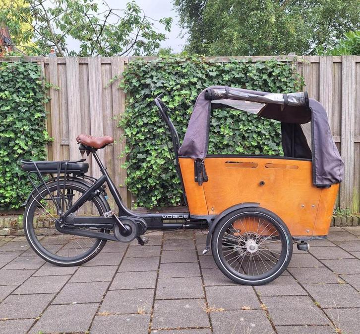 Vogue bakfiets, Fietsen en Brommers, Fietsen | Bakfietsen, Zo goed als nieuw, 4 kinderen of meer, Ophalen of Verzenden