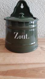 Emaille Zoutpot, Antiek en Kunst, Antiek | Emaille, Ophalen of Verzenden