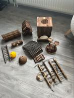 Diverse houten hamster speeltjes, Dieren en Toebehoren, Knaagdieren en Konijnen | Toebehoren, Speelgoed, Ophalen