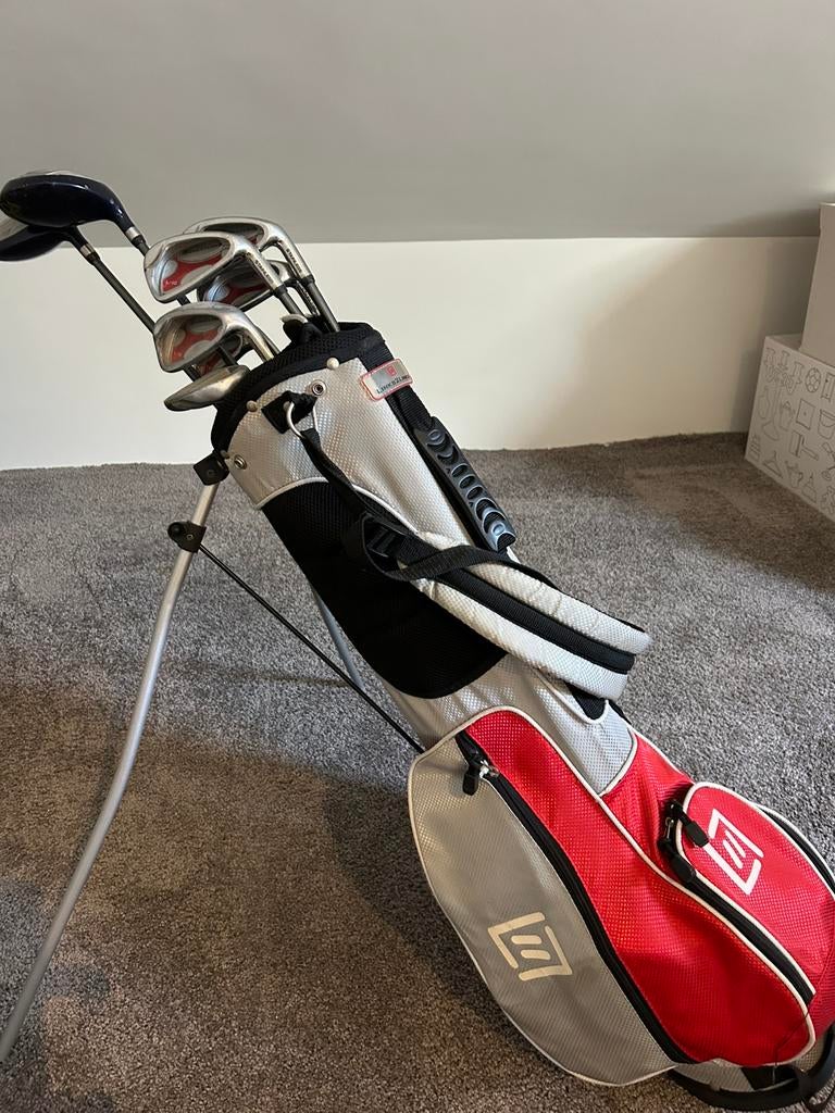 Golftas met clubs en meer, Ophalen, Gebruikt, Tas