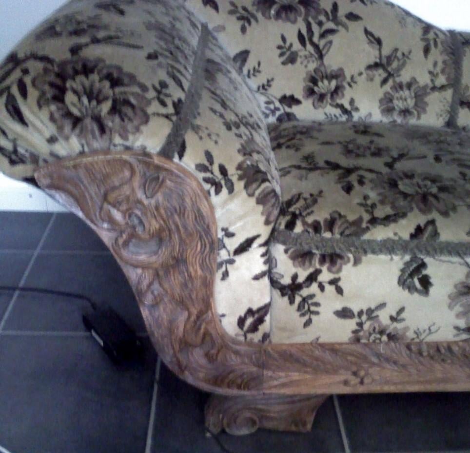 Antieke Art Deco Sofa / Canapé - Opknapper met goede vering, Huis en Inrichting, Banken | Sofa's en Chaises Longues, Ophalen, Gebruikt