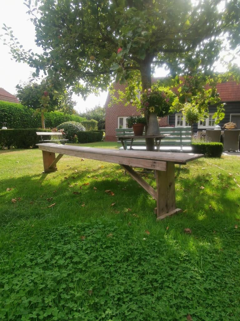 Houten tuinbank, Tuin en Terras, Ophalen