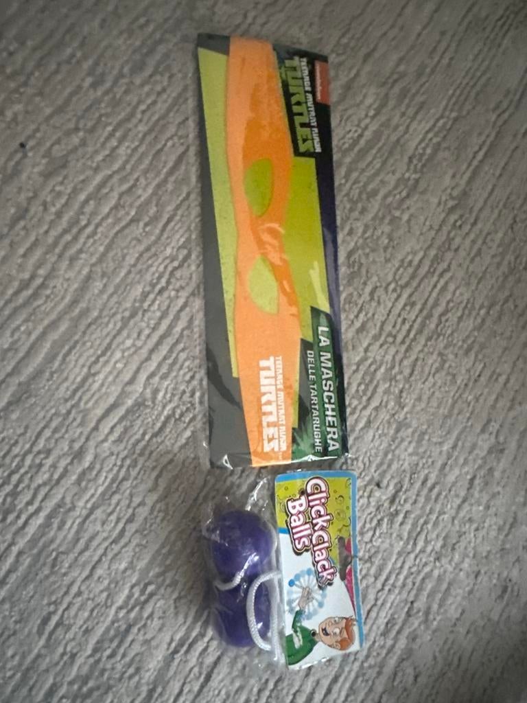 Teenage Mutant Ninja Turtles masker & Click Clack Balls, Ophalen, Nieuw, Overige typen