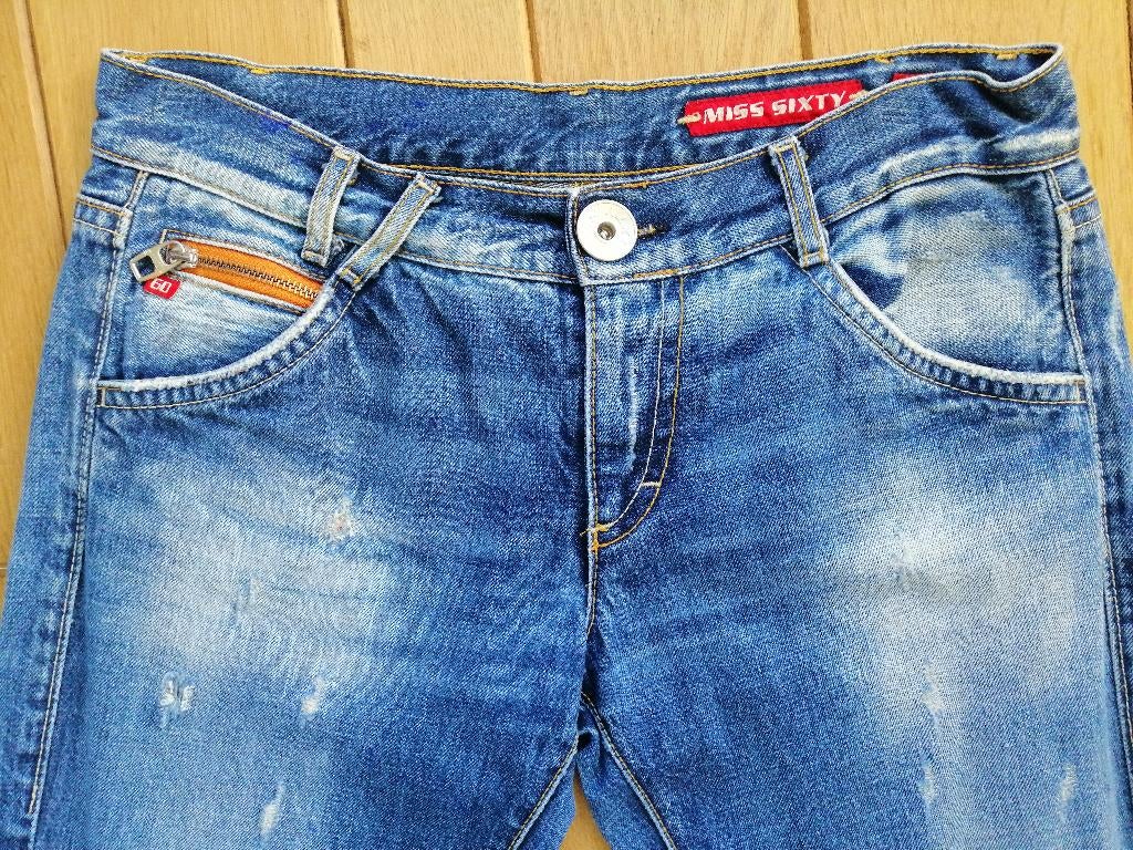 MISS SIXTY spijkerbroek BIGTY flared pijpen maat 29, Blauw, Miss Sixty, Ophalen of Verzenden, Zo goed als nieuw