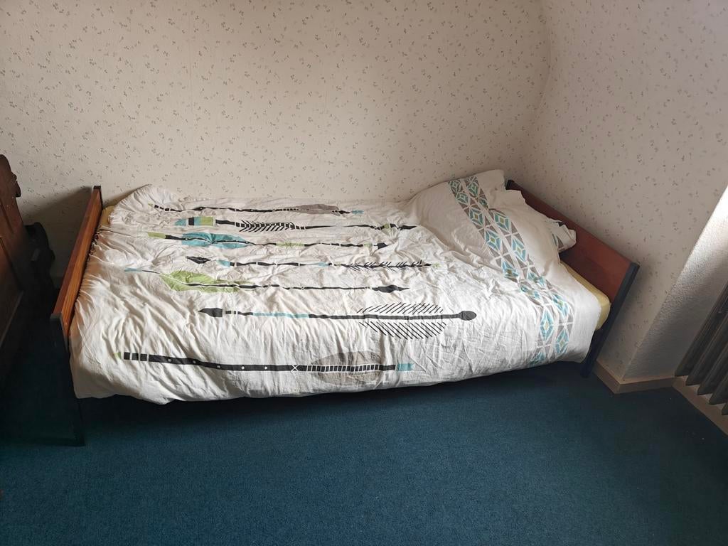 Eenpersoonsbed, Ophalen, Eenpersoons, Hout, 90 cm