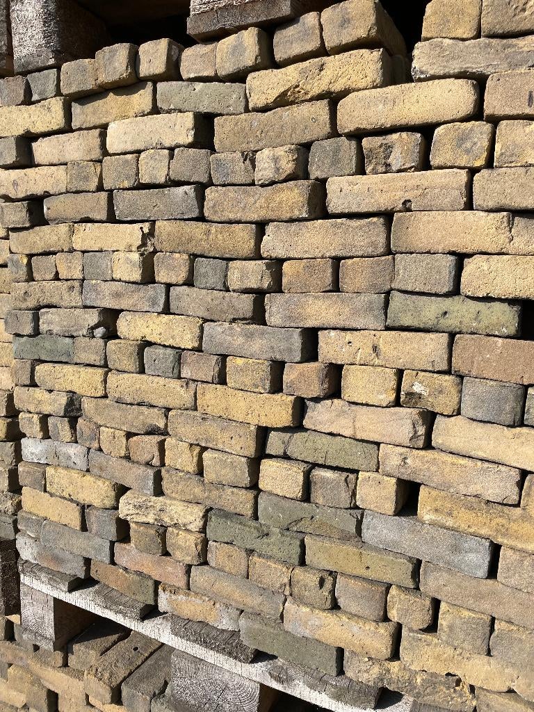 7000st gele IJssel / IJsseltjes straatsteen circa 15x4x6cm, Ophalen, Overige materialen, Gebruikt, Walstra