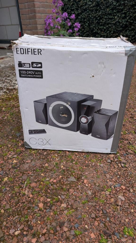 Edifier C3X 2.1 Luidsprekerset - uitstekende staat, Computers en Software, Pc speakers, Ophalen of Verzenden, Nieuw, Audiokanaal 2.1