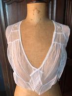 Oude tule kraag, Antiek en Kunst, Antiek | Kleding en Accessoires, Ophalen of Verzenden, Dames