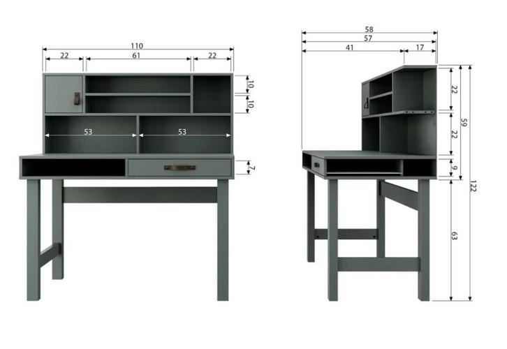 Stage bureau (Grenen Soap), Huis en Inrichting, Bureaus, Nieuw, Bureau, Ophalen