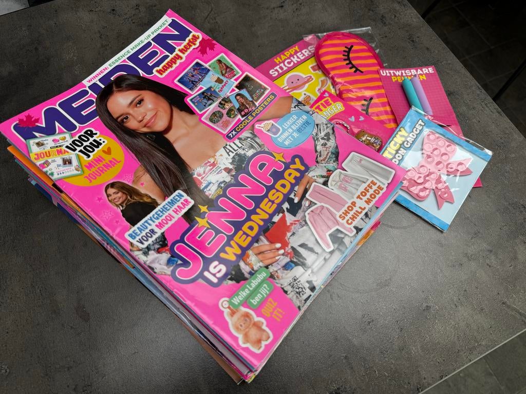 Stapel Meiden tijdschriften, Ophalen of Verzenden, Gelezen, Damesbladen