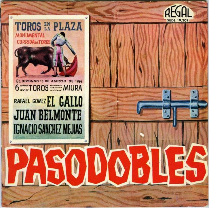 Pasodobles, Cd's en Dvd's, Vinyl Singles, Zo goed als nieuw, Single, Wereldmuziek, 7 inch, Ophalen of Verzenden