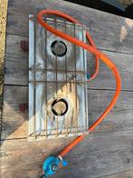 2 pits camping gasstel, Ophalen of Verzenden, Gebruikt