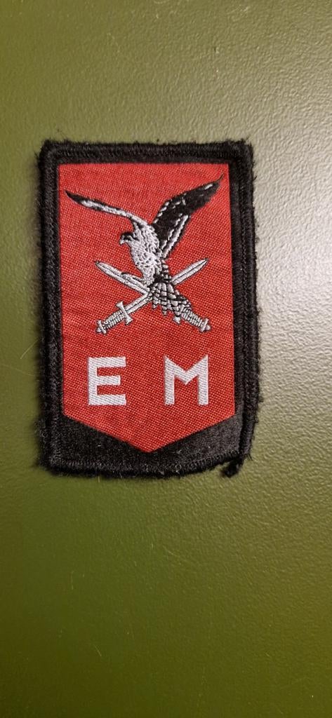 Luchtmobiele brigade Mouwembleem, Ophalen of Verzenden, Landmacht, Nederland, Embleem of Badge