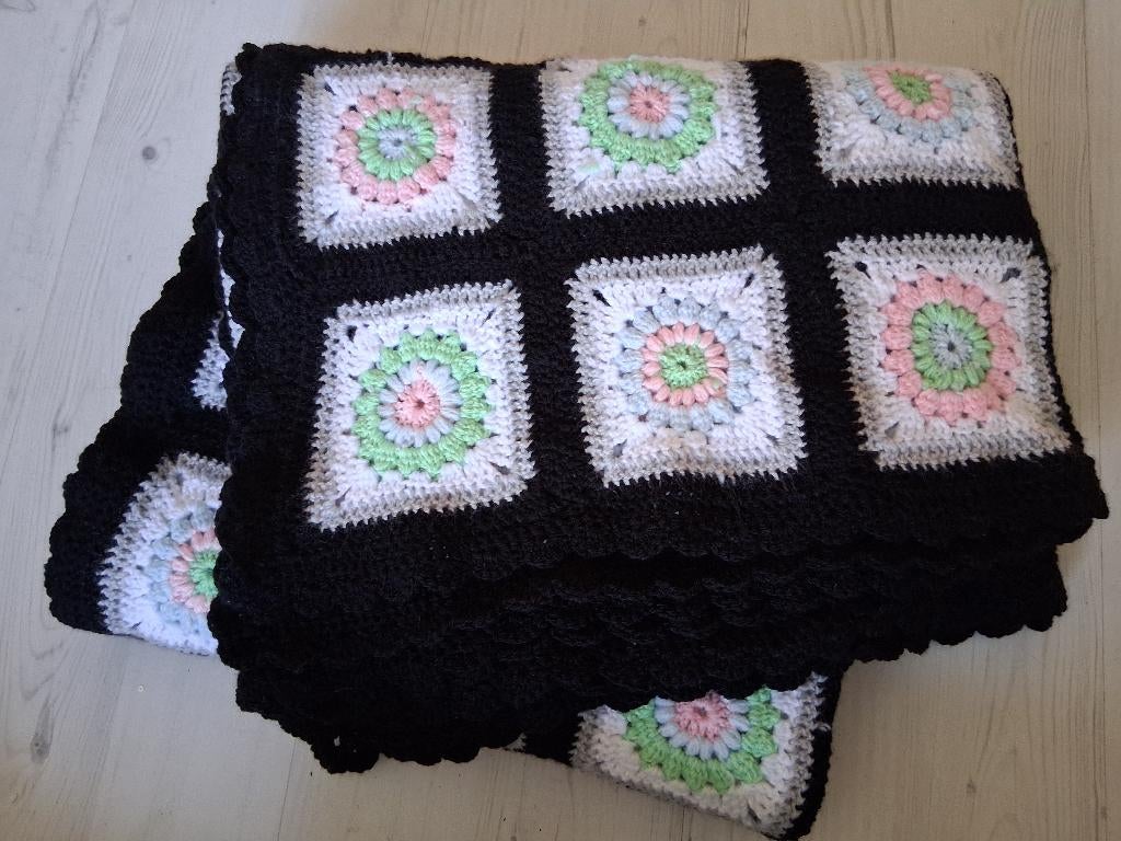 Granny square gehaakte deken, Huis en Inrichting, Ophalen of Verzenden, Nieuw