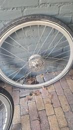 2 Amslod voorwielen met motor, Ophalen