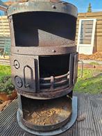 Houtkachel buiten (Vuurton), Ophalen, Gebruikt
