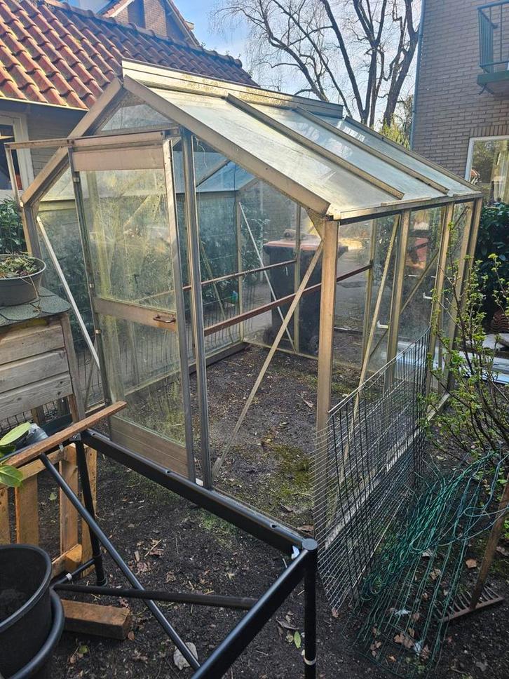 Tuinkas, Tuin en Terras, Kassen, Gebruikt, Aluminium, Glas, Ophalen of Verzenden