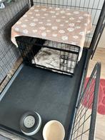 Puppyren met bench, Dieren en Toebehoren, Ophalen, Zo goed als nieuw