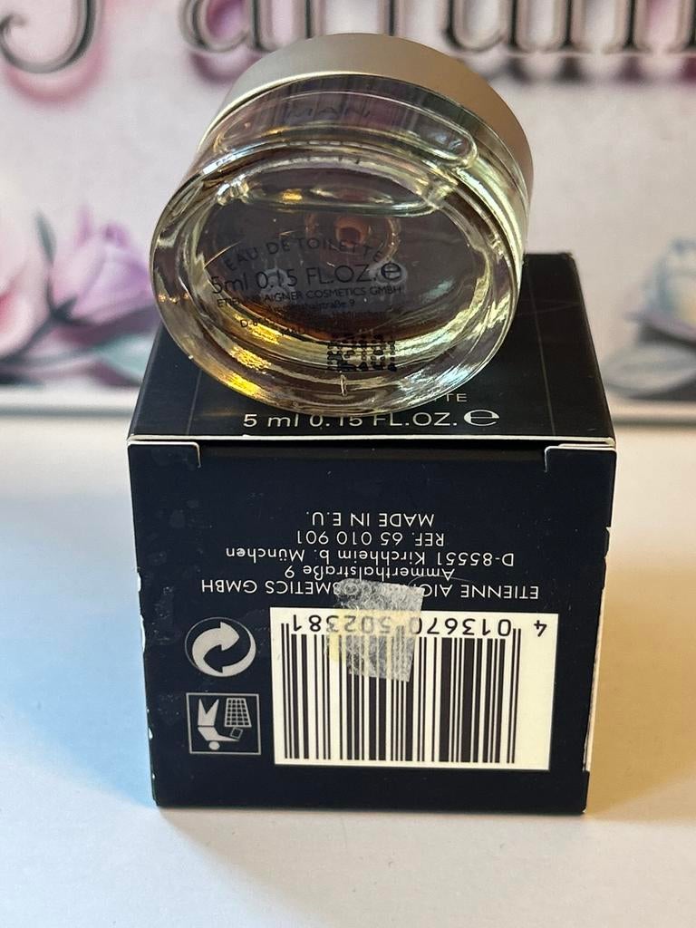 Aigner - in leather man miniature 5ml edt, Ophalen of Verzenden, Nieuw, Miniatuur, Gevuld