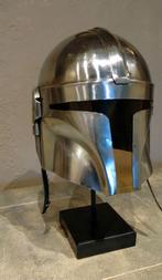 Fraaie volledig stalen Mandalorian Starwars helmet!, Ophalen of Verzenden, Zo goed als nieuw, Film, Gebruiksvoorwerp