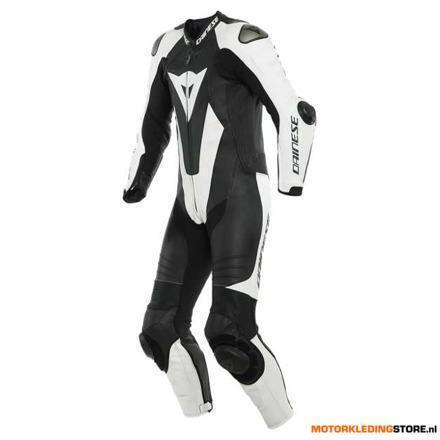 Dainese Laguna Seca 5 1pc Leather Suit Perf., Zwart-Wit, Motoren, Kleding | Motorkleding, Nieuw met kaartje, Ophalen of Verzenden