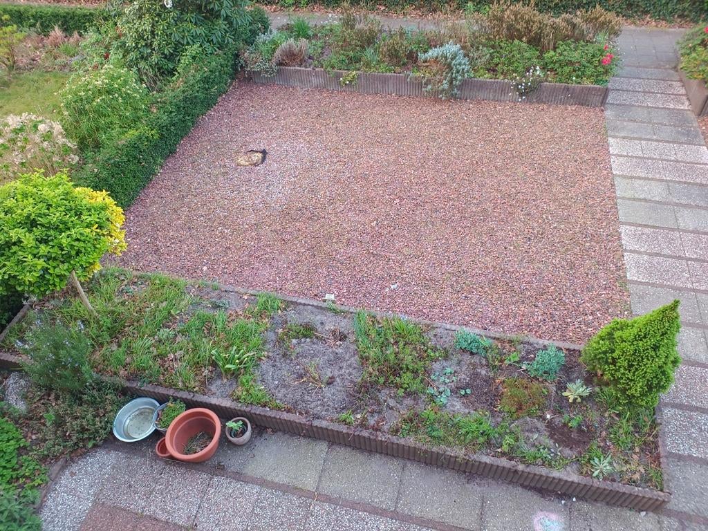 Gratis Split met worteldoek, Tuin en Terras, Ophalen of Verzenden, Hout
