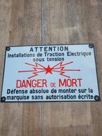 Mooi Frans emaille bord, Verzenden