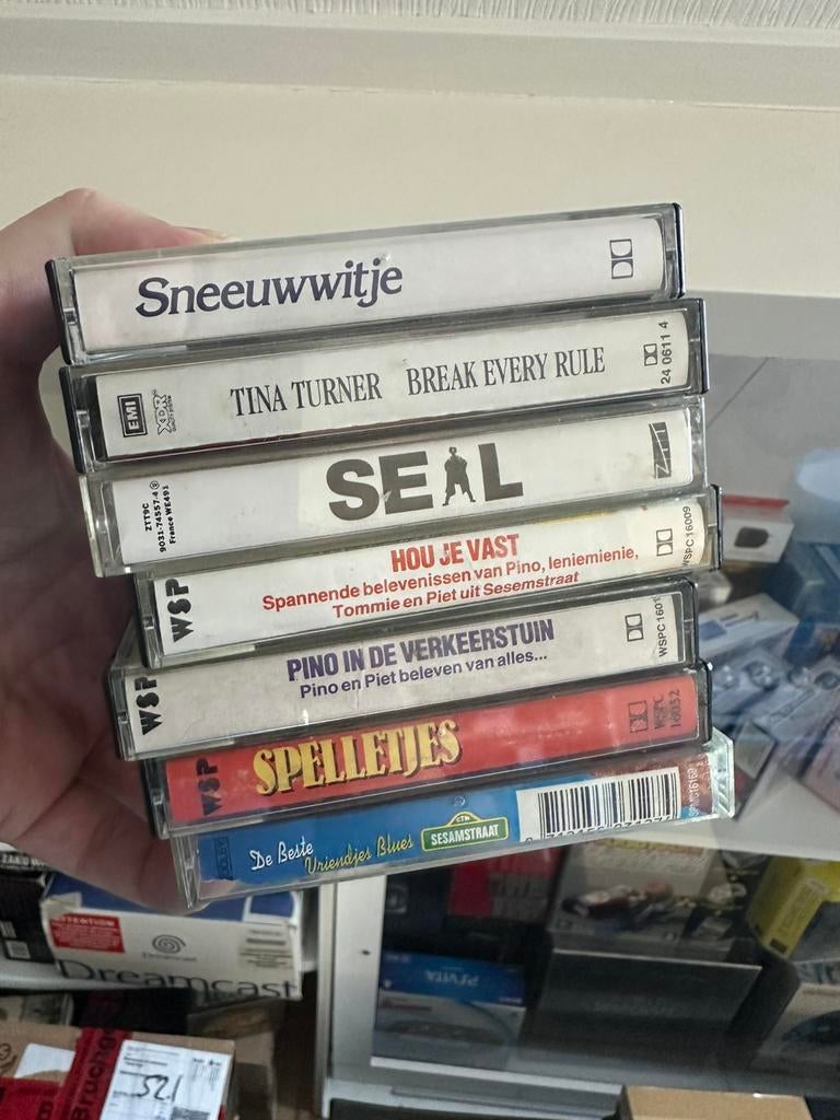 Partij Cassettebandjes Seal, Sneeuwwitje, Sesamstraat etc!, Ophalen of Verzenden, Zo goed als nieuw, Overige genres