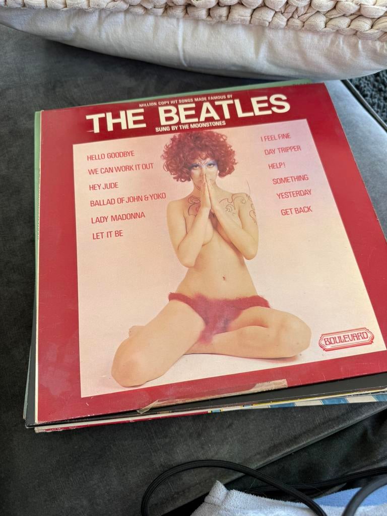 Vinyl - sung by the moonstones - song of Beatles, Ophalen, Overige typen, Zo goed als nieuw, 12 inch