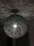 Hanglamp zwart bol touw 60 cm, Ophalen, Overige materialen, Gebruikt, 50 tot 75 cm