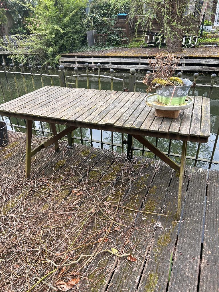 Tuinset, Tuin en Terras, Ophalen, 4 zitplaatsen, Gebruikt, Tuinset