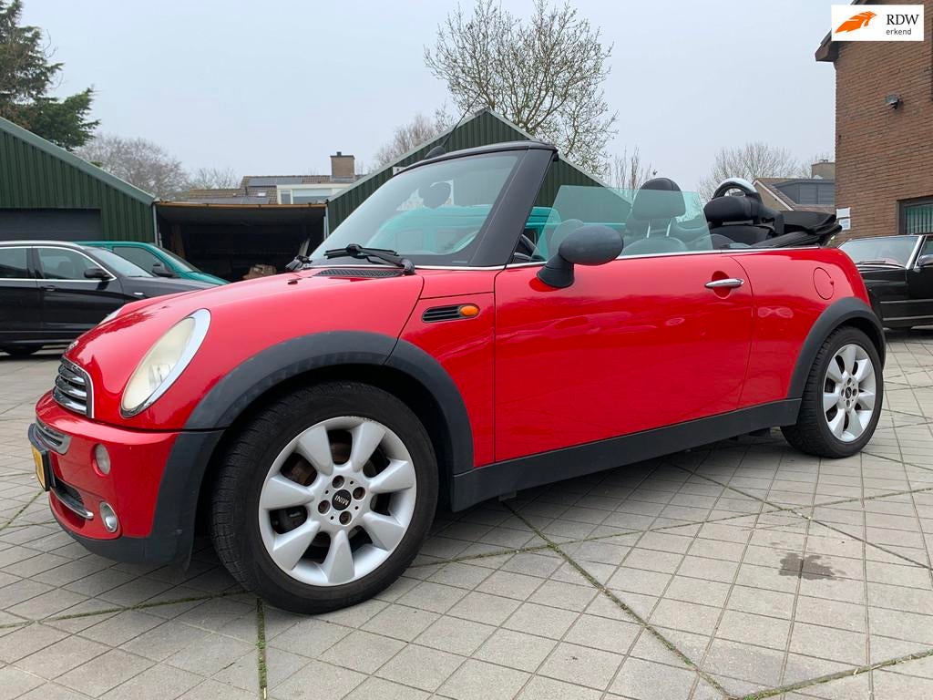 Mini Mini Cabrio 1.6 One, Gebruikt, Zwart, 4 cilinders, Cabriolet