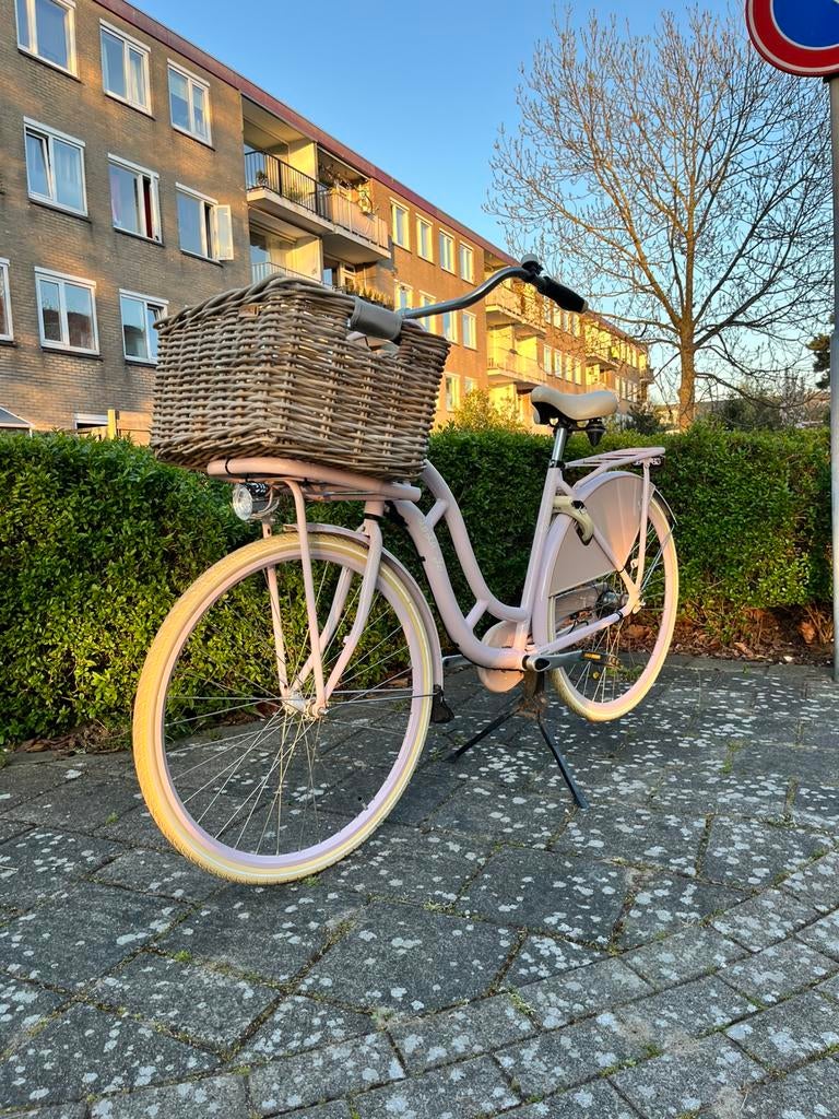 Sparta / Lola-Jo / Mand / Damesfiets / Roze / ZGAN / complt, Terugtraprem, Sparta, 53 tot 56 cm, Versnellingen