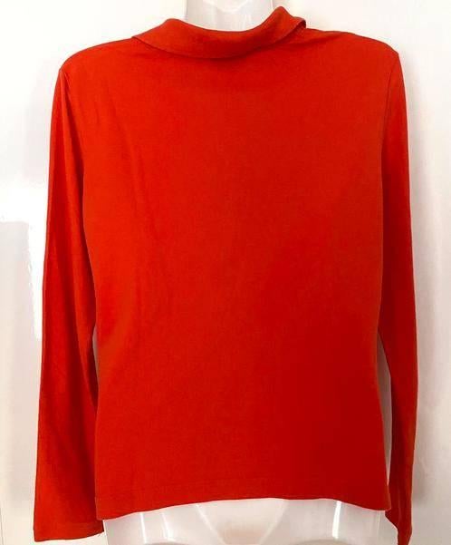 Escada top maat S, Nieuw, Oranje, Ophalen of Verzenden, Lange mouw