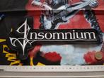Insomnium shaped backpatch logo nn39 metal 14 x 18.5 cm, Verzenden, Gebruikt, Kleding