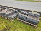 Gratis! Stenen blokken wallblock old antraciet, Tuin en Terras, Bielzen en Borders, Ophalen, Gebruikt, Blok, Minder dan 25 cm