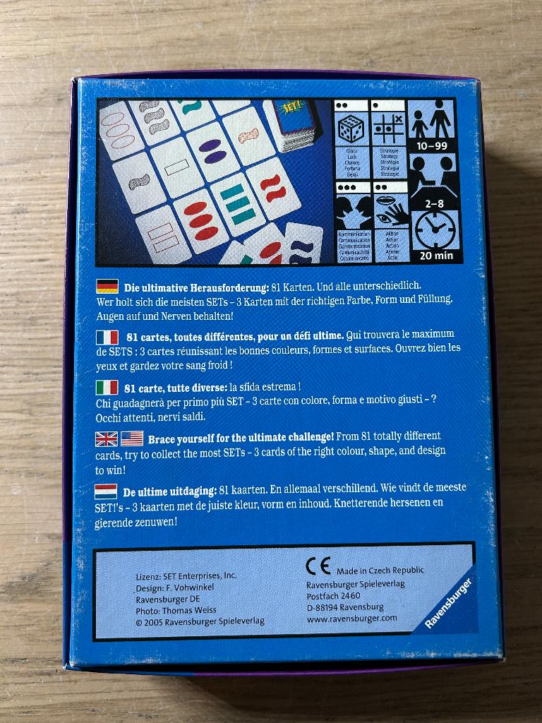 Set! Kaartspel Ravensburger, Ophalen of Verzenden, Zo goed als nieuw