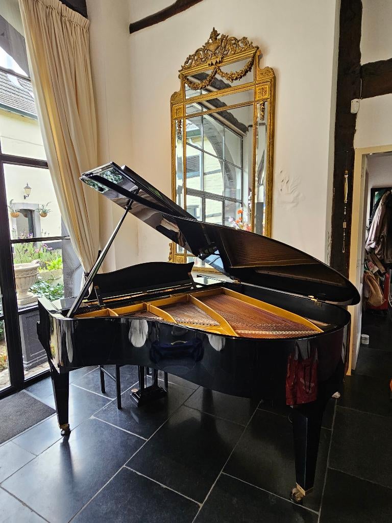 Bechstein vleugel model M-180, piano, Muziek en Instrumenten, Piano's, Ophalen, Gebruikt, Zwart, Hoogglans