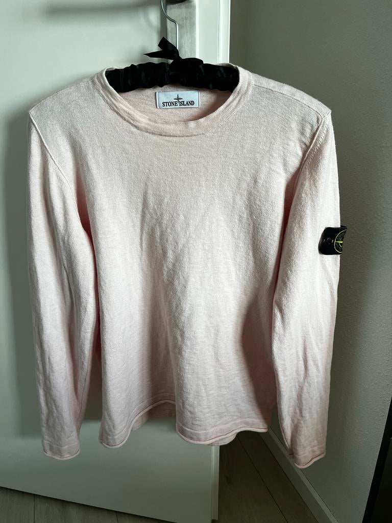 Stone Island Trui Roze Maat M, Ophalen of Verzenden, Zo goed als nieuw, Maat 48/50 (M), Roze