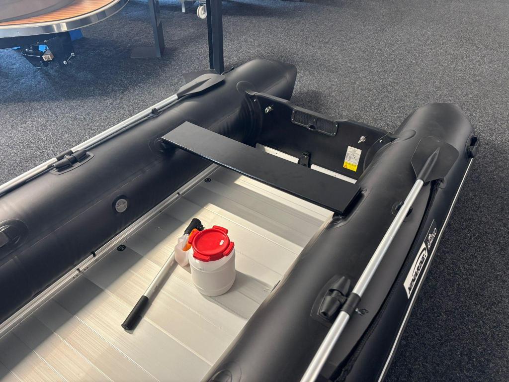 NIEUW! Showmodel Nimarine 390 Alu Black Rhino + 5PK, Watersport en Boten, Rubberboten, Niet ingevuld, Nieuw, Benzine, Minder dan 70 pk