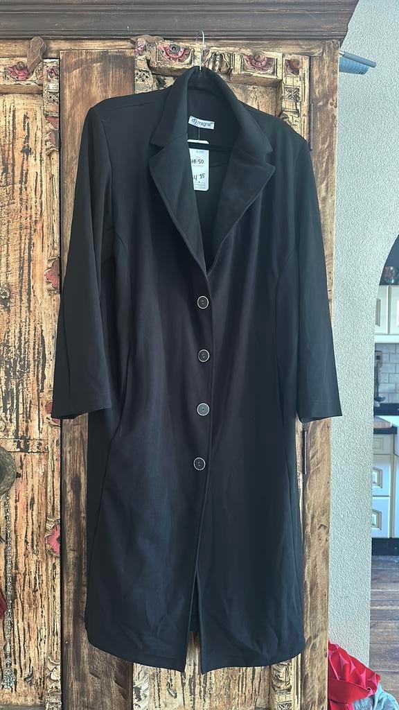 Blazer 48/50 Magna, Ophalen of Verzenden, Zo goed als nieuw, Zwart, Jasje of Colbert