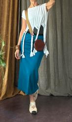 Mooie stretch rok katoen vib koutsikou hydra 38, Kleding | Dames, Rokken, Maat 38/40 (M), Blauw, Nieuw, Ophalen of Verzenden